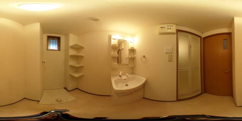 パノラマ画像洗面所