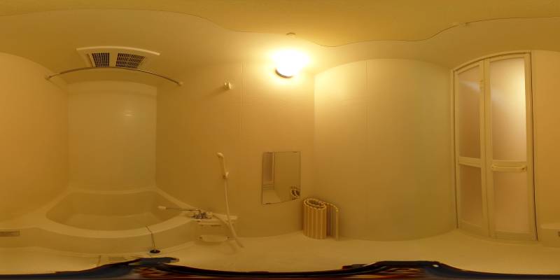 パノラマ画像バスルーム