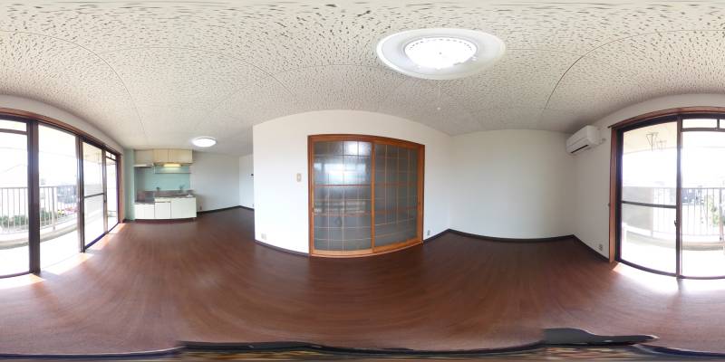 パノラマ画像リビング