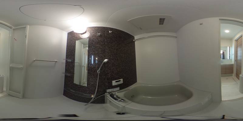 パノラマ画像バスルーム