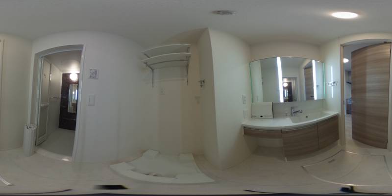 パノラマ画像洗面所