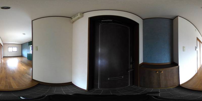 パノラマ画像玄関