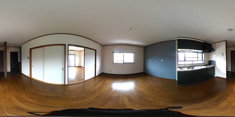 パノラマ画像リビング