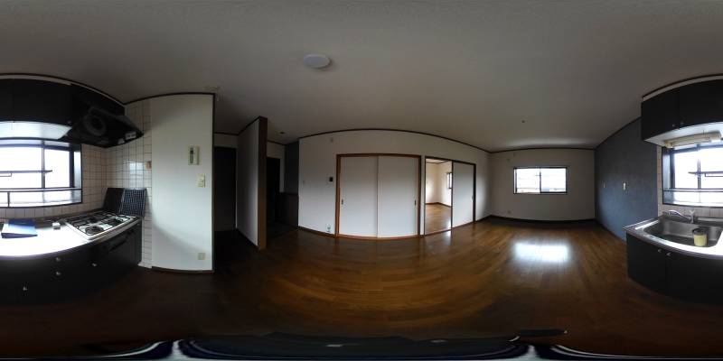 パノラマ画像キッチン