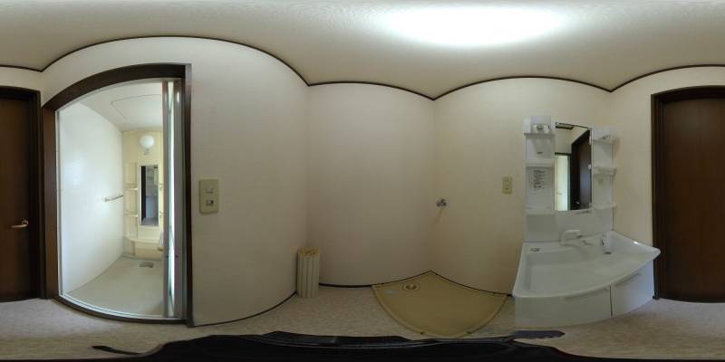 パノラマ画像洗面所