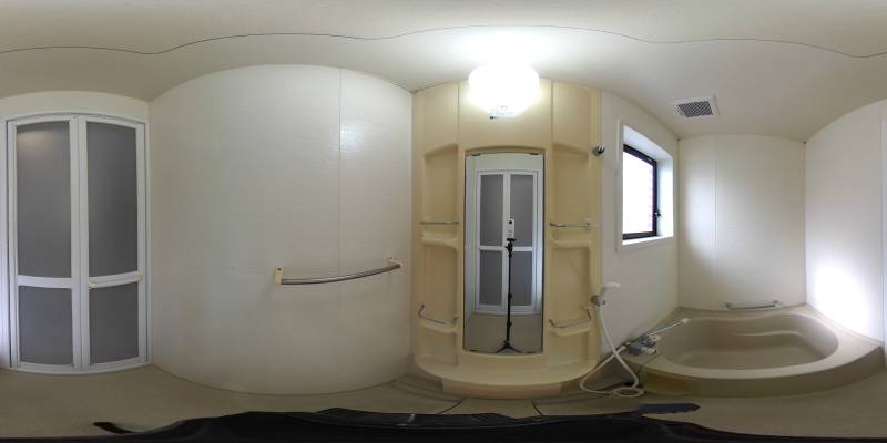 パノラマ画像バスルーム