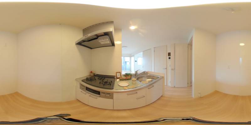 パノラマ画像キッチン