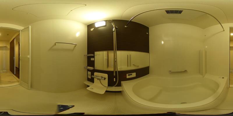 パノラマ画像バスルーム