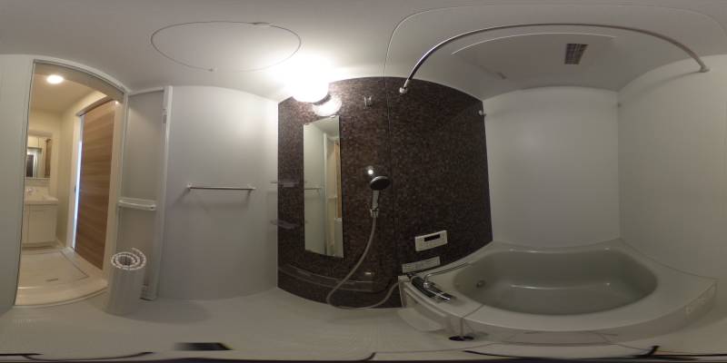 パノラマ画像バスルーム