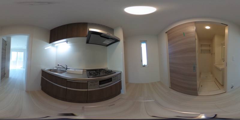 パノラマ画像キッチン