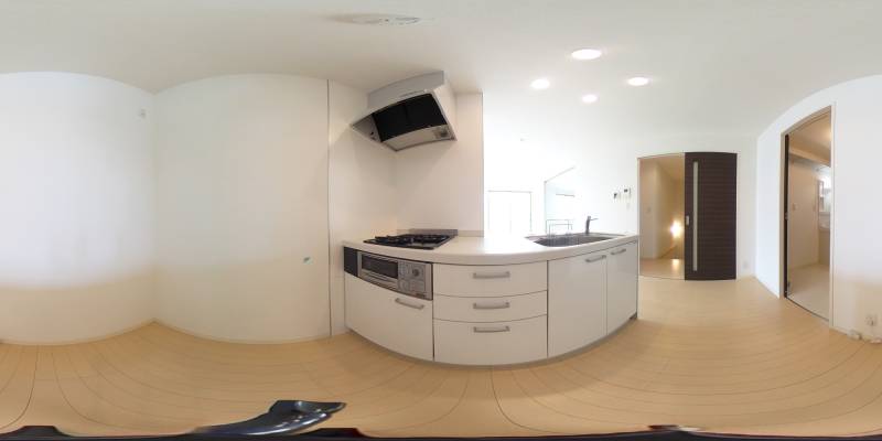 パノラマ画像キッチン