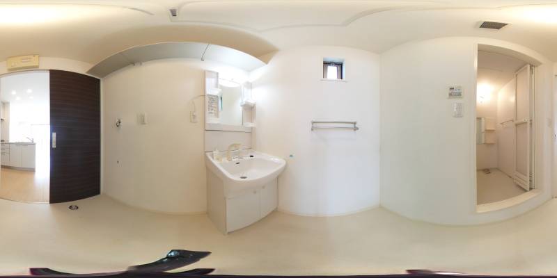 パノラマ画像洗面所