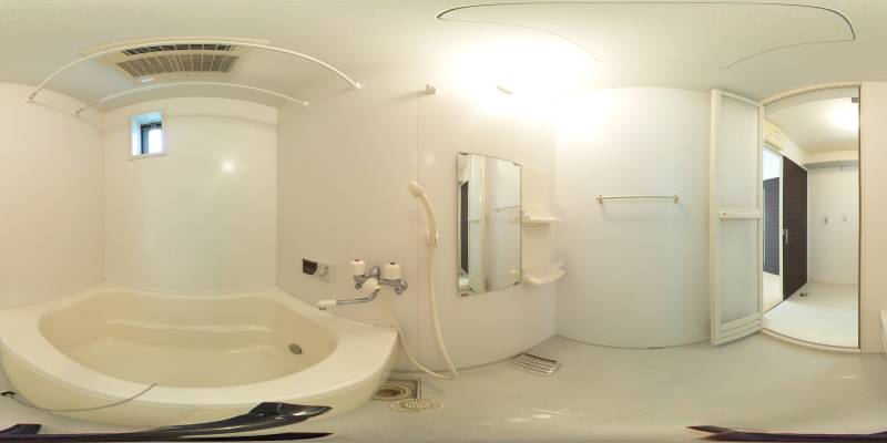 パノラマ画像バスルーム