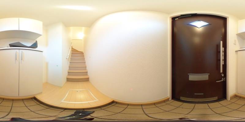 パノラマ画像玄関