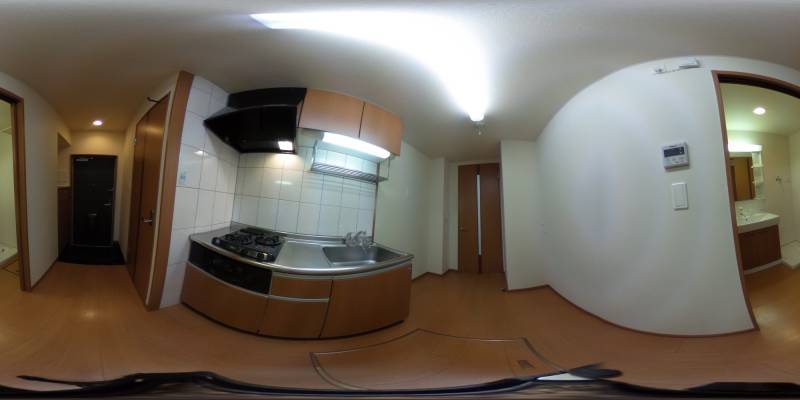 パノラマ画像キッチン