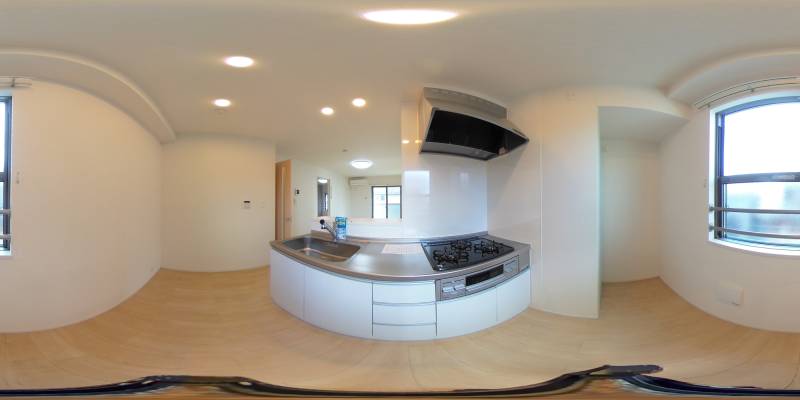 パノラマ画像キッチン