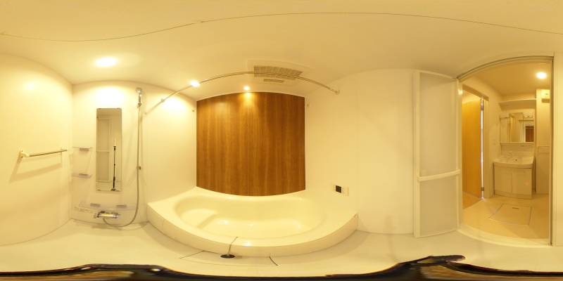 パノラマ画像バスルーム