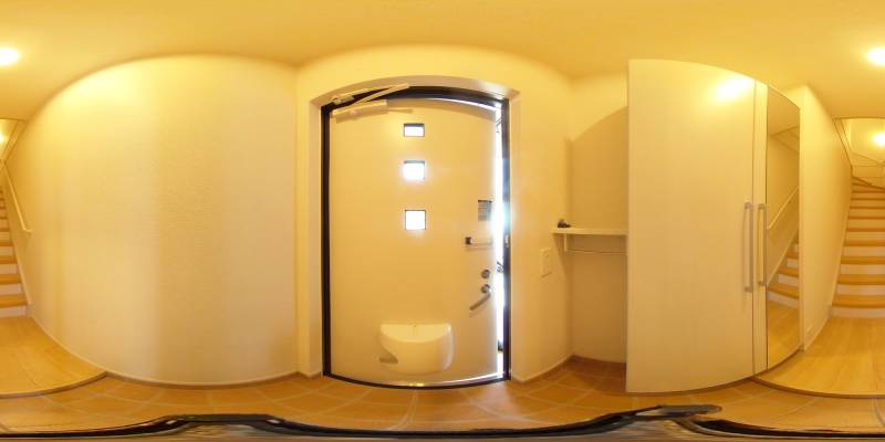 パノラマ画像玄関