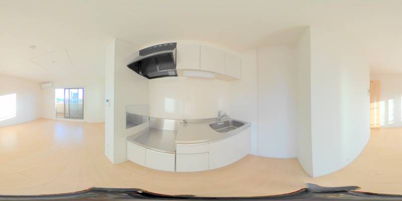 パノラマ画像キッチン