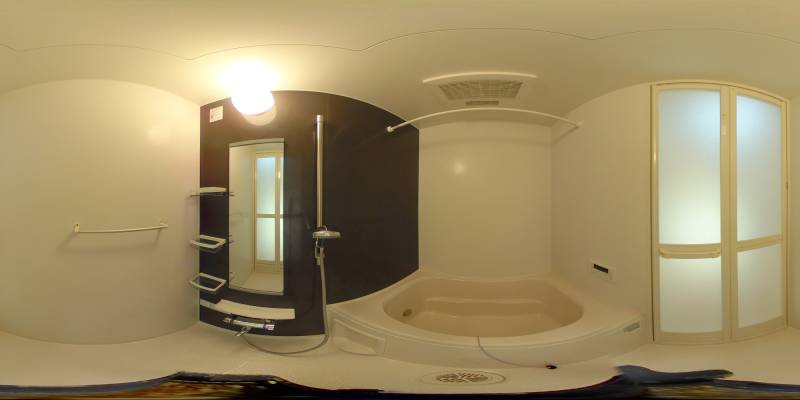 パノラマ画像バスルーム