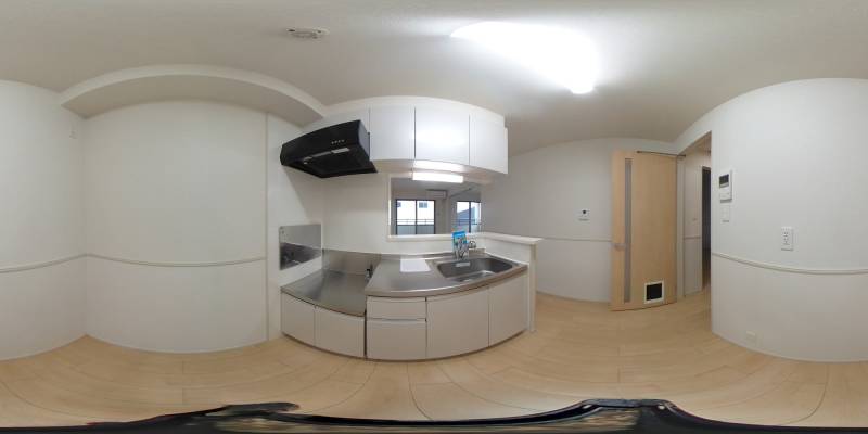 パノラマ画像キッチン