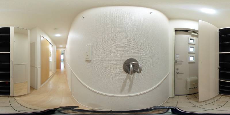 パノラマ画像玄関