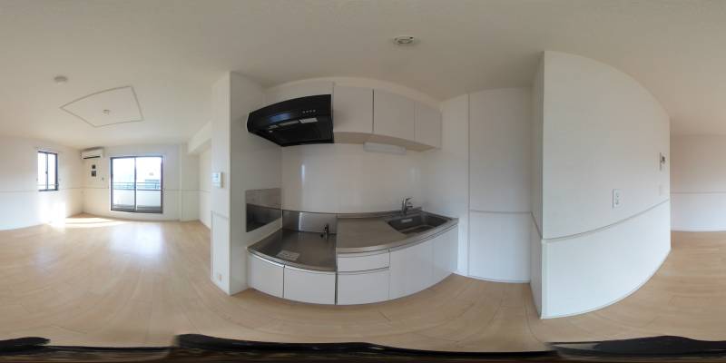 パノラマ画像キッチン