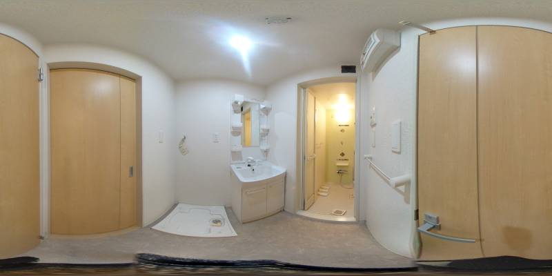 パノラマ画像洗面所