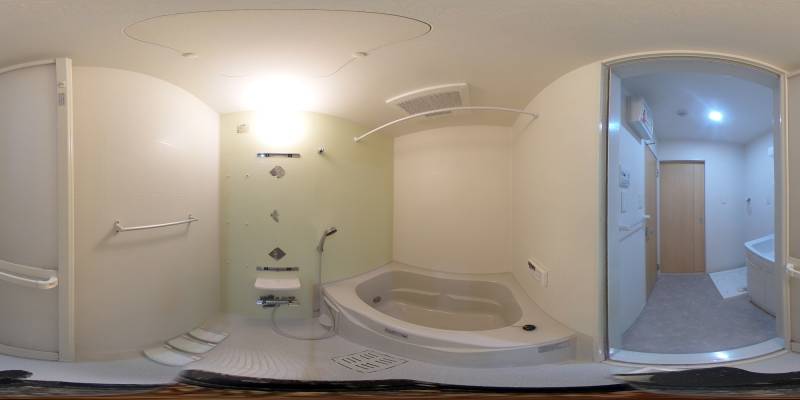 パノラマ画像バスルーム