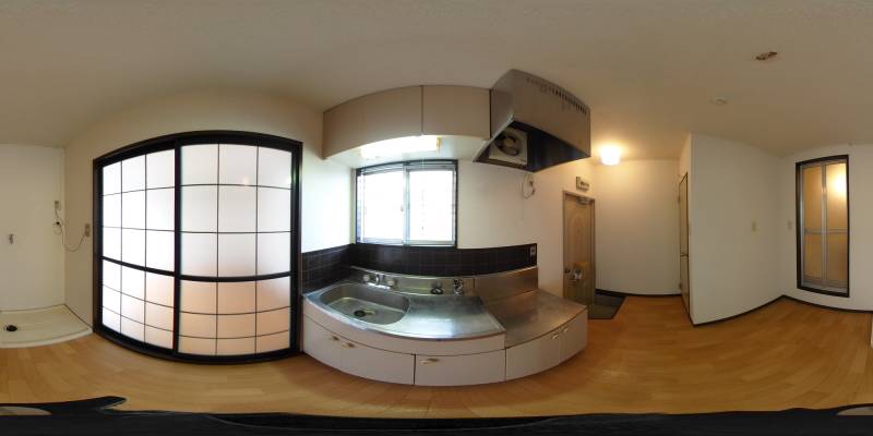 パノラマ画像キッチン