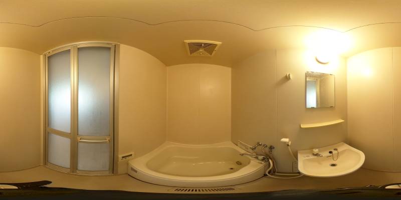 パノラマ画像バスルーム