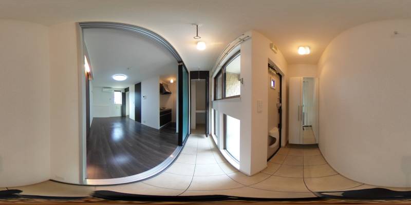 パノラマ画像玄関