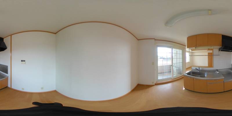 パノラマ画像キッチン