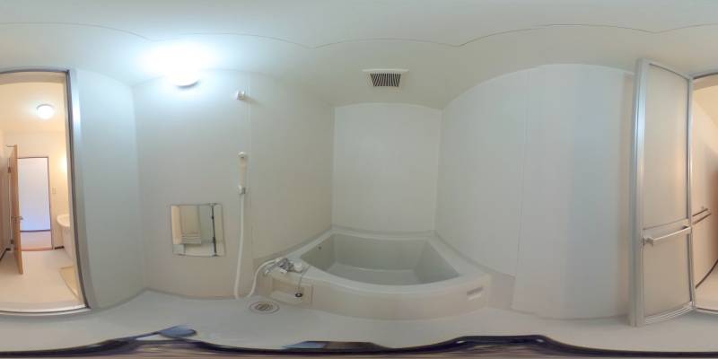 パノラマ画像バスルーム