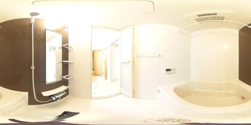 パノラマ画像バスルーム