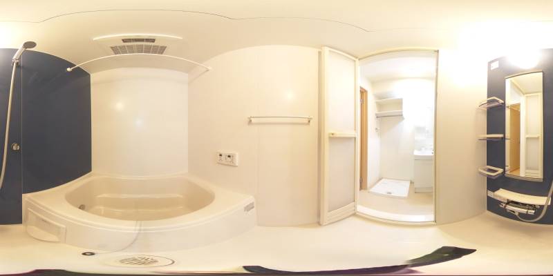 パノラマ画像バスルーム