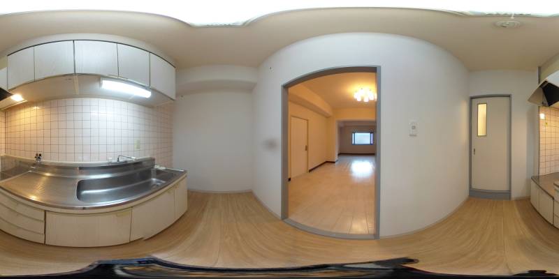 パノラマ画像キッチン