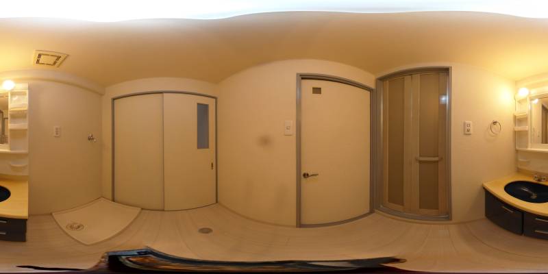 パノラマ画像洗面所