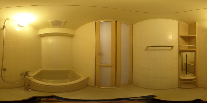 パノラマ画像バスルーム