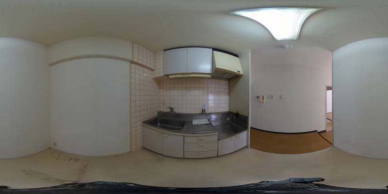 パノラマ画像キッチン