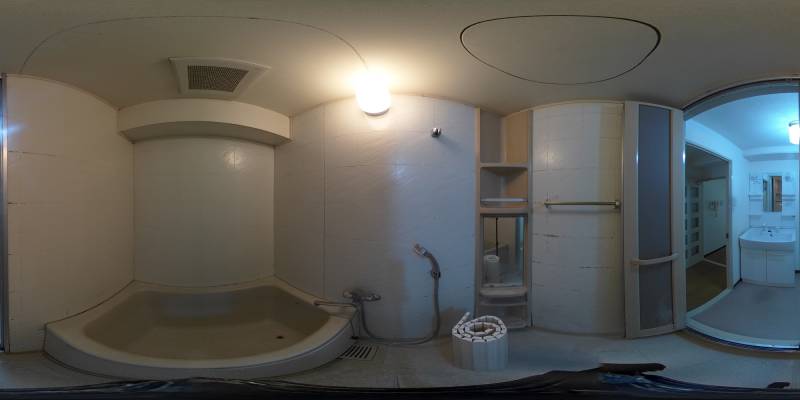 パノラマ画像バスルーム