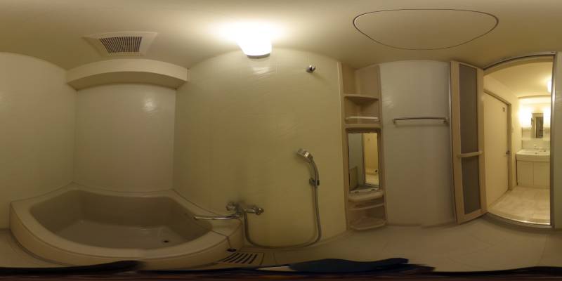 パノラマ画像バスルーム