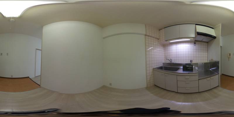 パノラマ画像キッチン