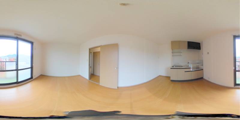 パノラマ画像キッチン