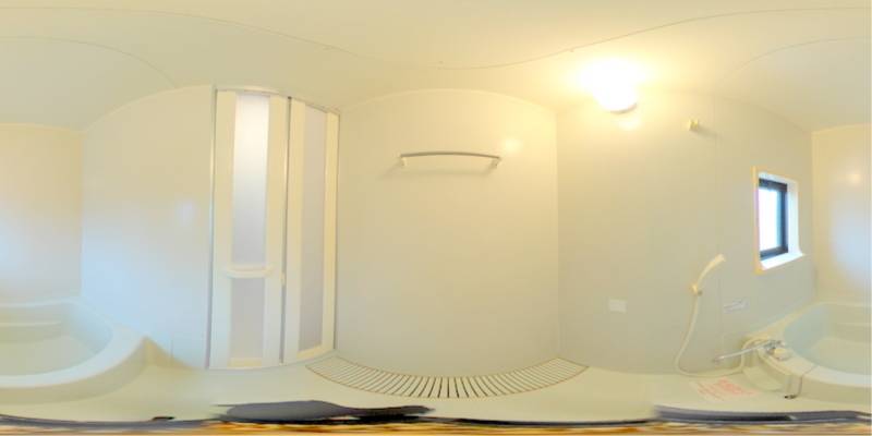 パノラマ画像バスルーム