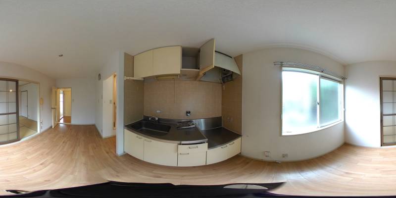 パノラマ画像キッチン