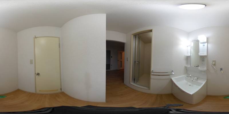 パノラマ画像洗面所