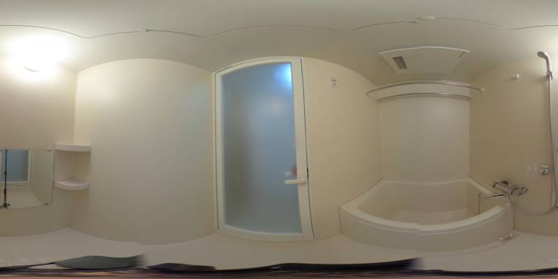 パノラマ画像バスルーム