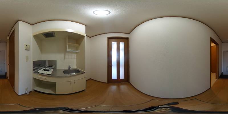 パノラマ画像キッチン