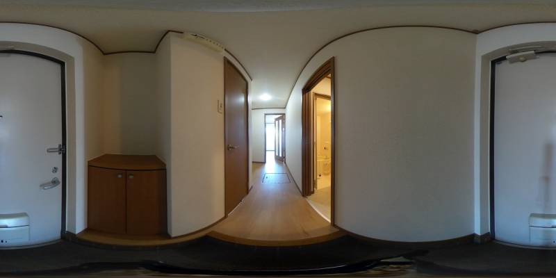 パノラマ画像玄関